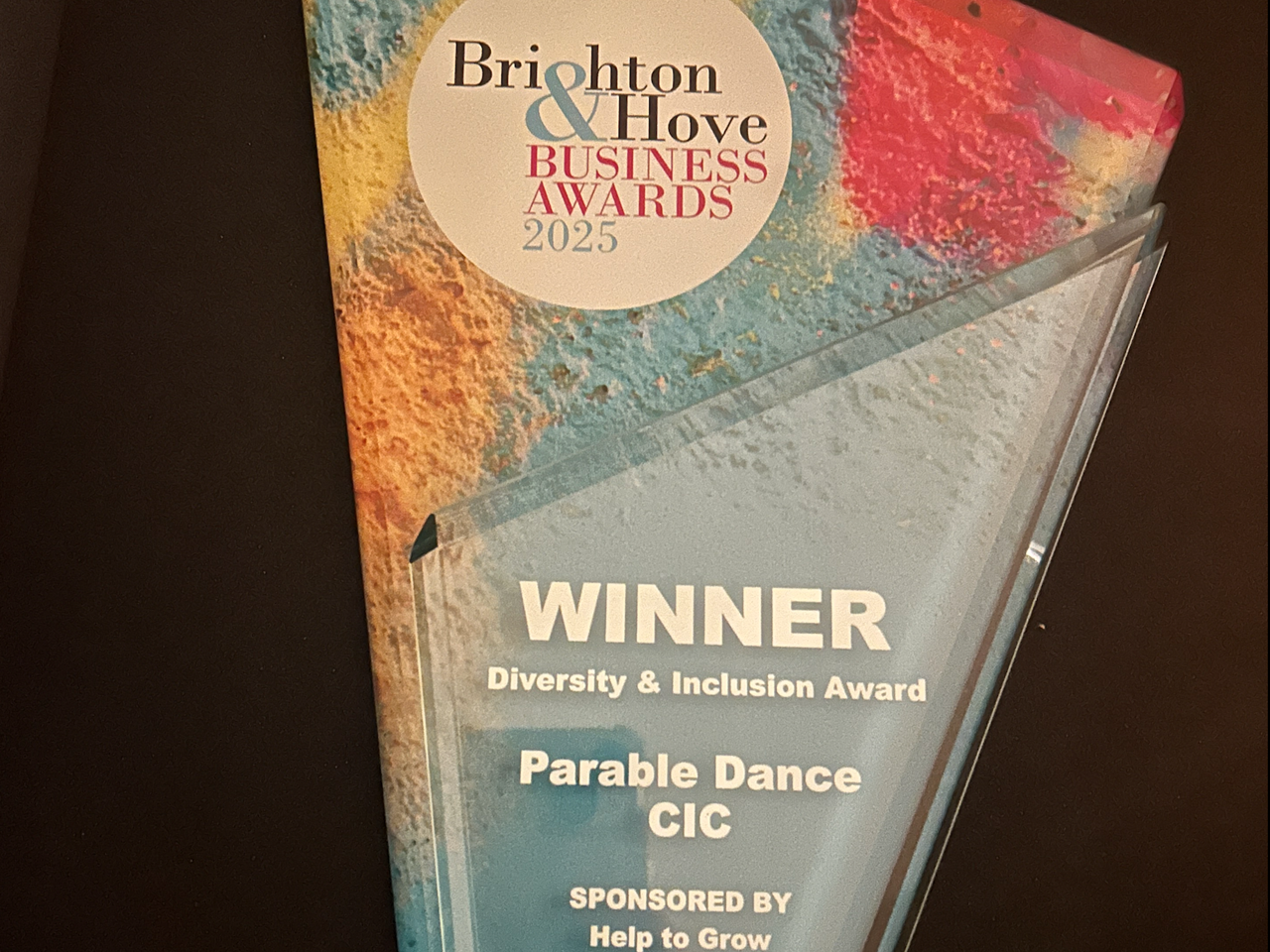 Brighton & Hove Business Awards win!